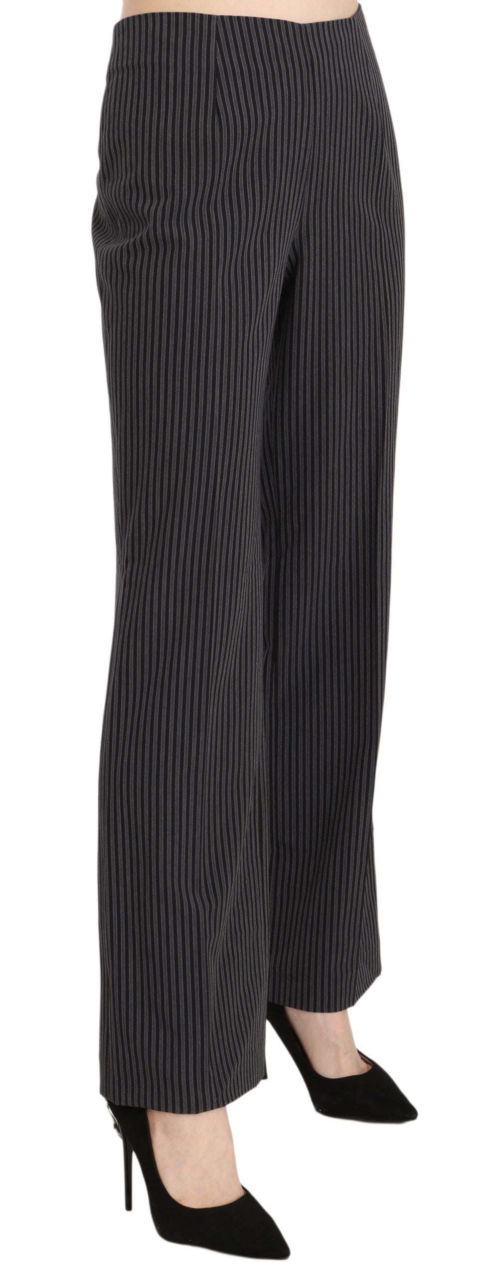 Elegant Striped Straight Fit Pants