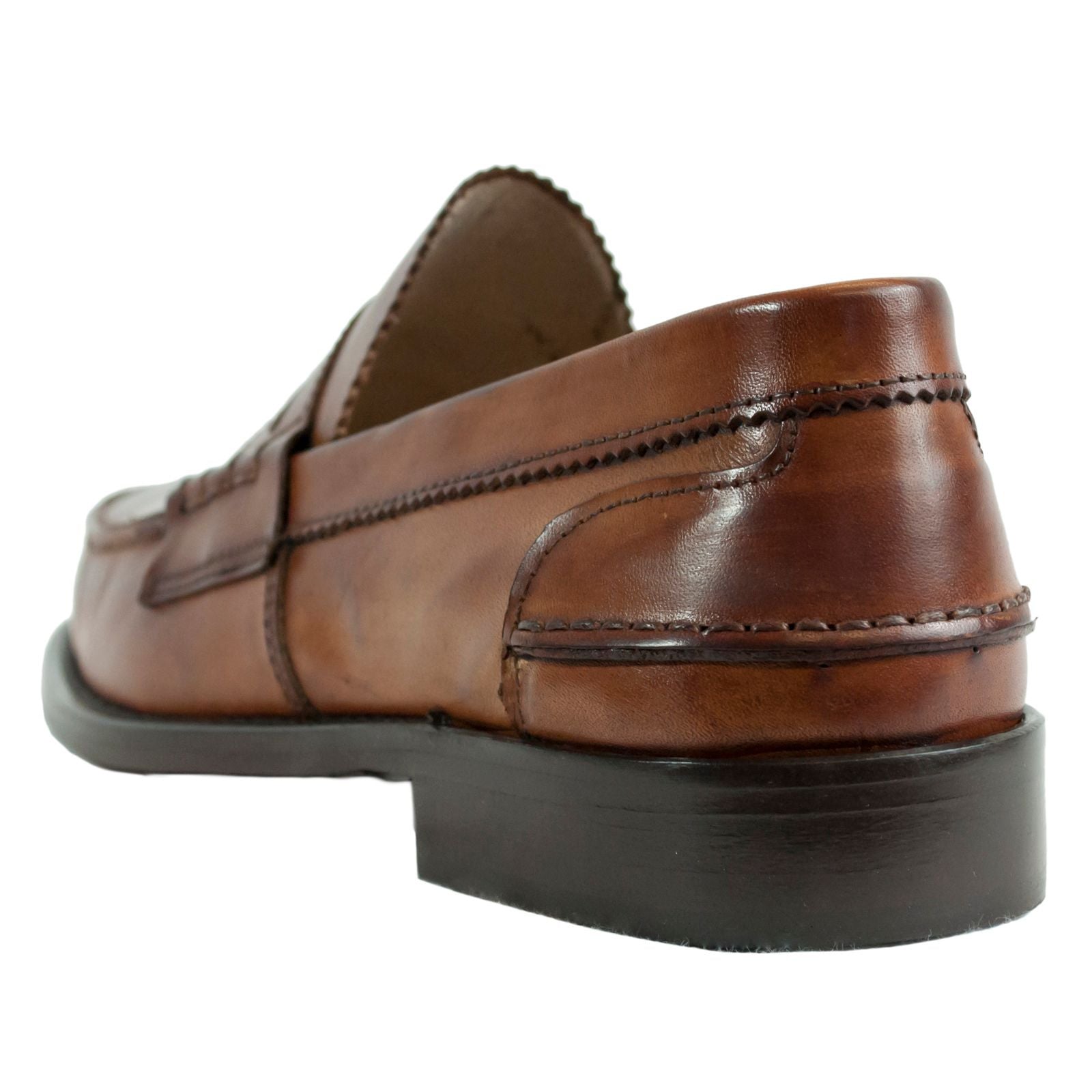 Elegant Natural Calf Leather Loafers