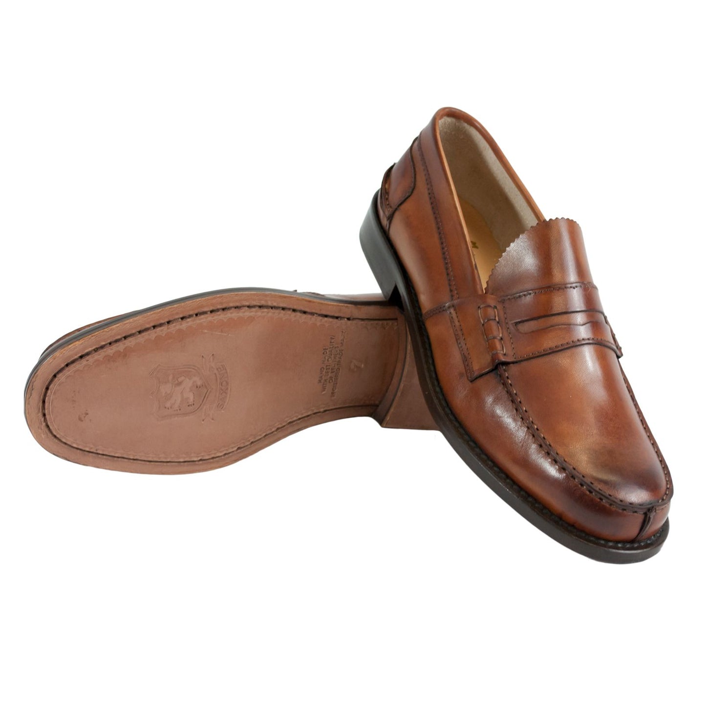 Elegant Natural Calf Leather Loafers