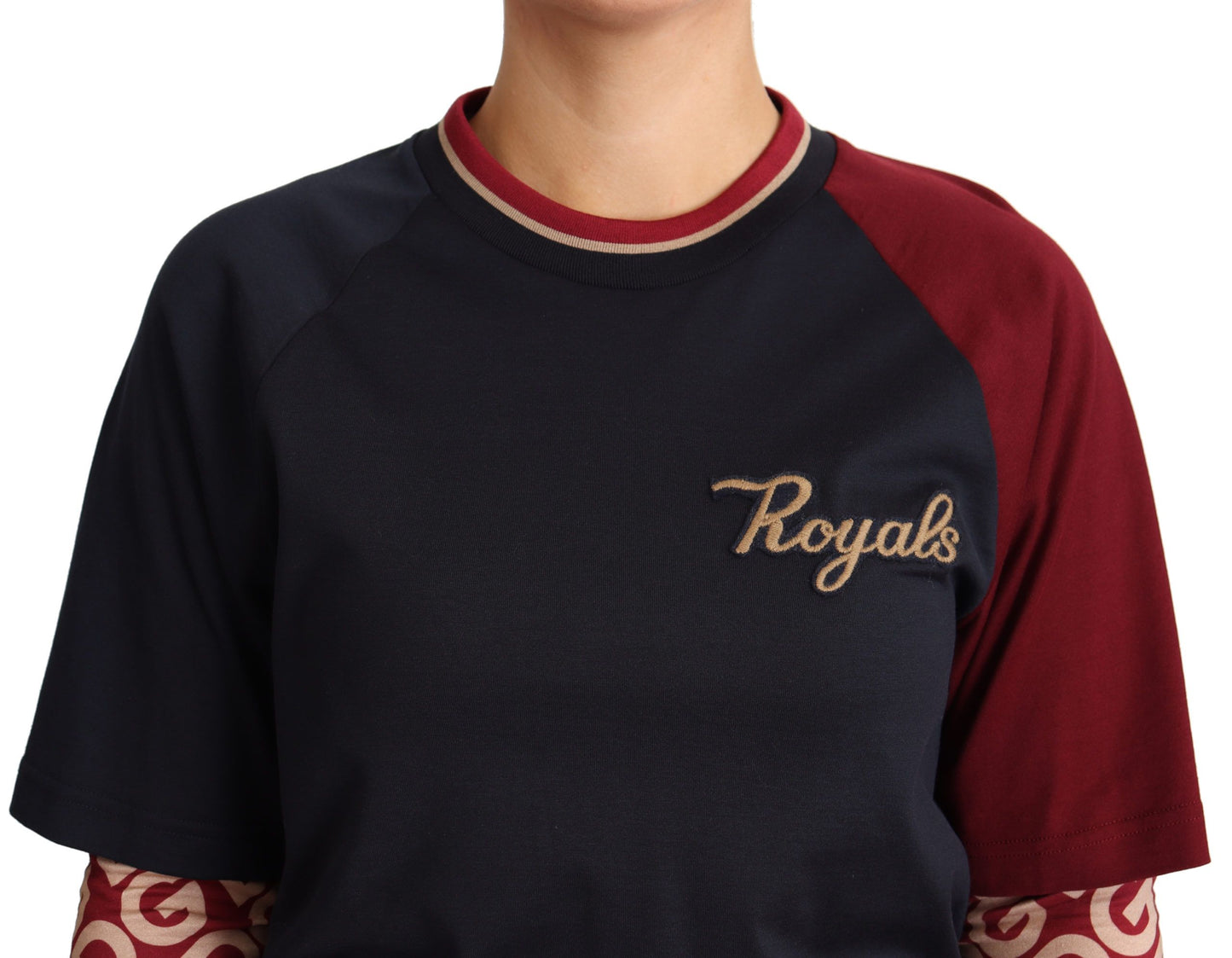 Multicolor Royals Cotton Crewneck Sweater