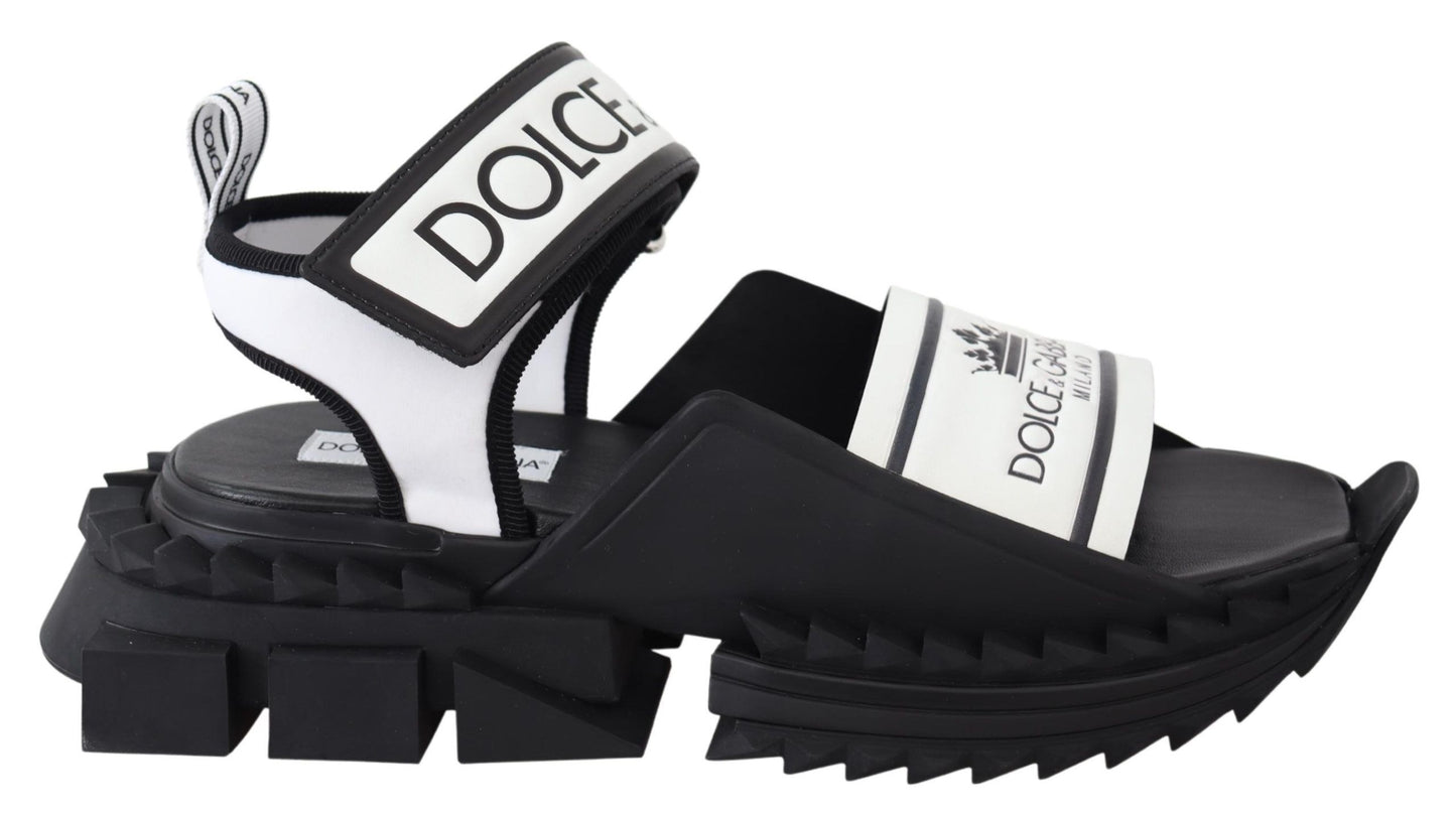 Super King Slider Sandals in Monochrome