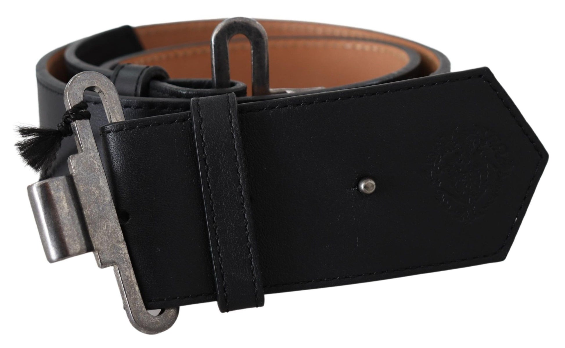 Chic Leather Adjustable Black Belt