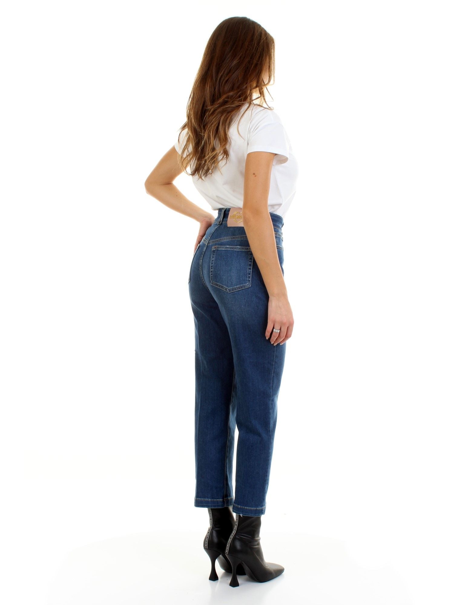 Blue Cotton Women Jeans