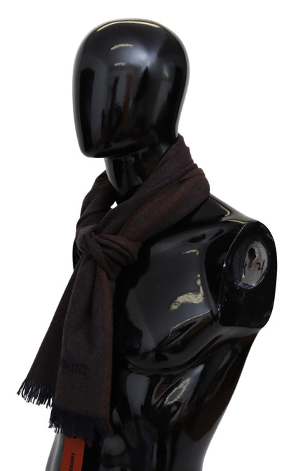 Luxurious Cashmere Unisex Scarf in Brown