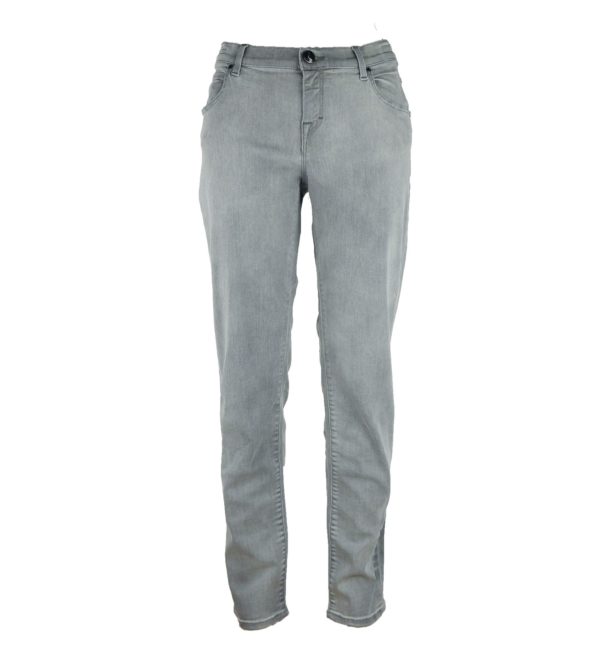 Gray Cotton Women's Jean