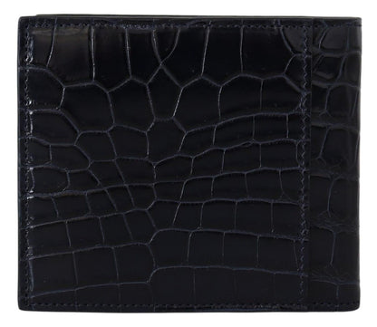 Elegant Exotic Leather Bifold Wallet