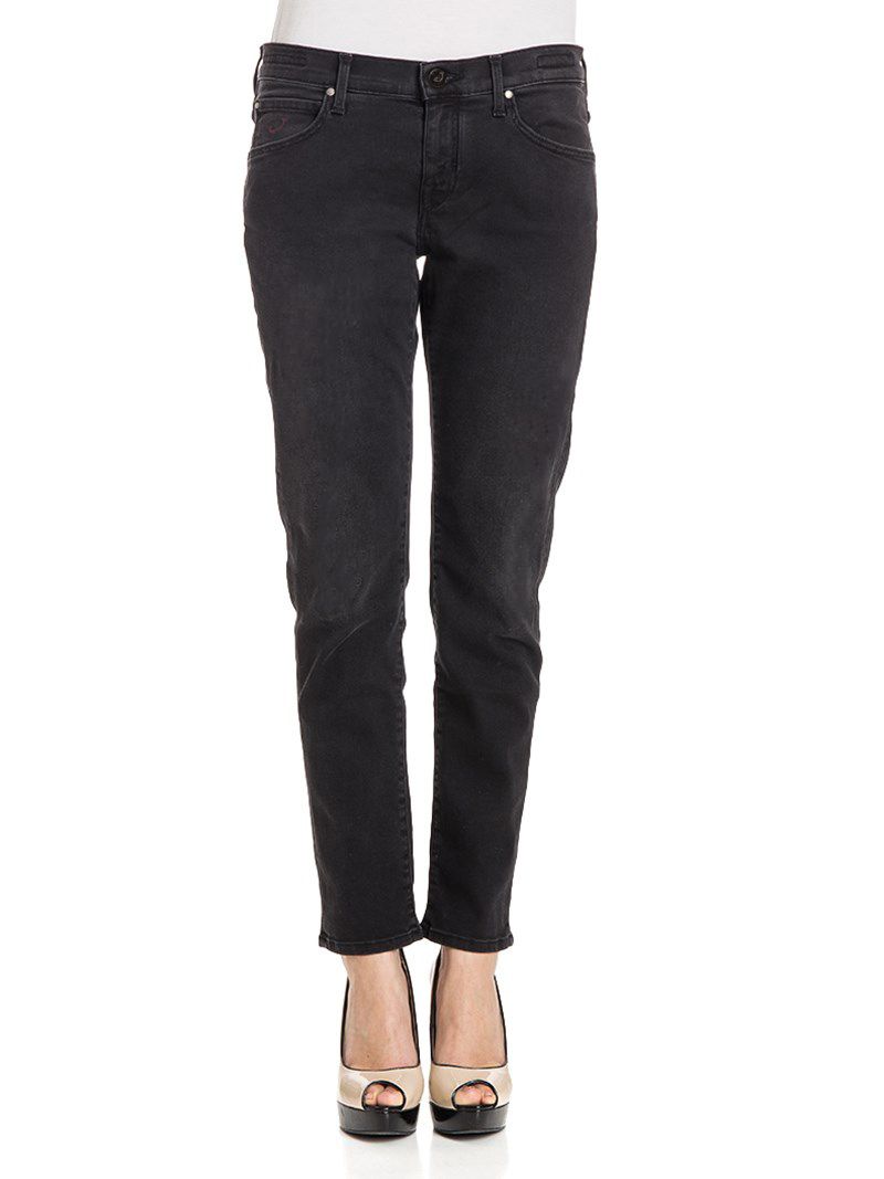 Black Cotton Women Jeans