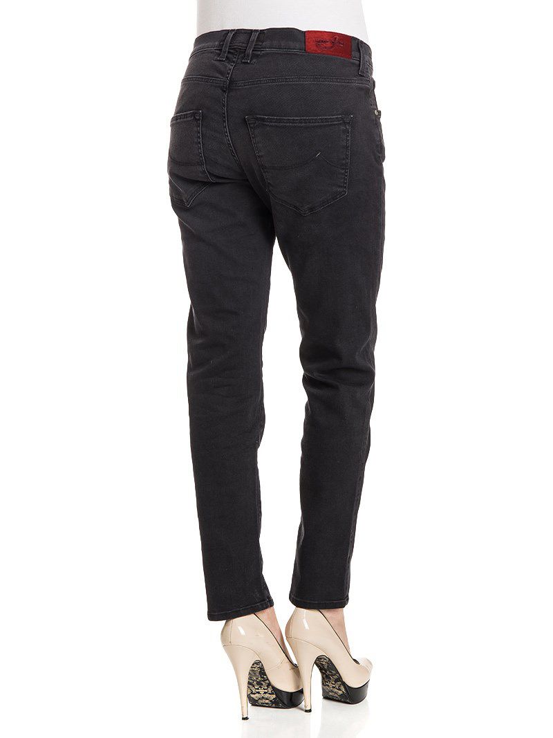 Black Cotton Women Jeans