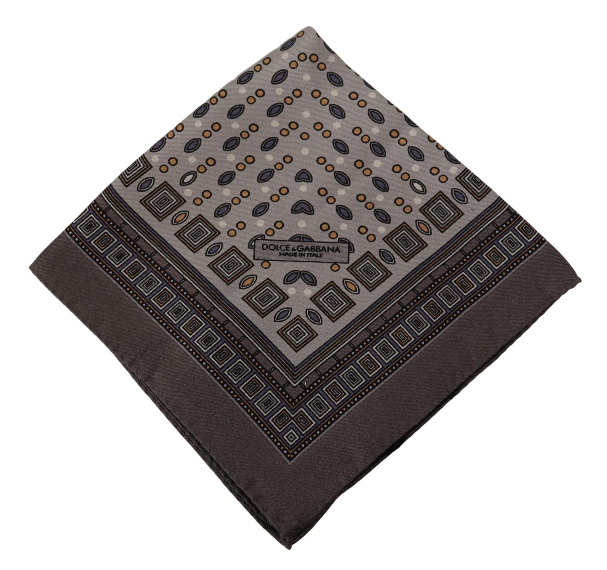 Elegant Silk Pocket Square in Rich Brown