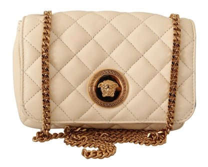 Chic Nappa Leather Crossbody in Purity White