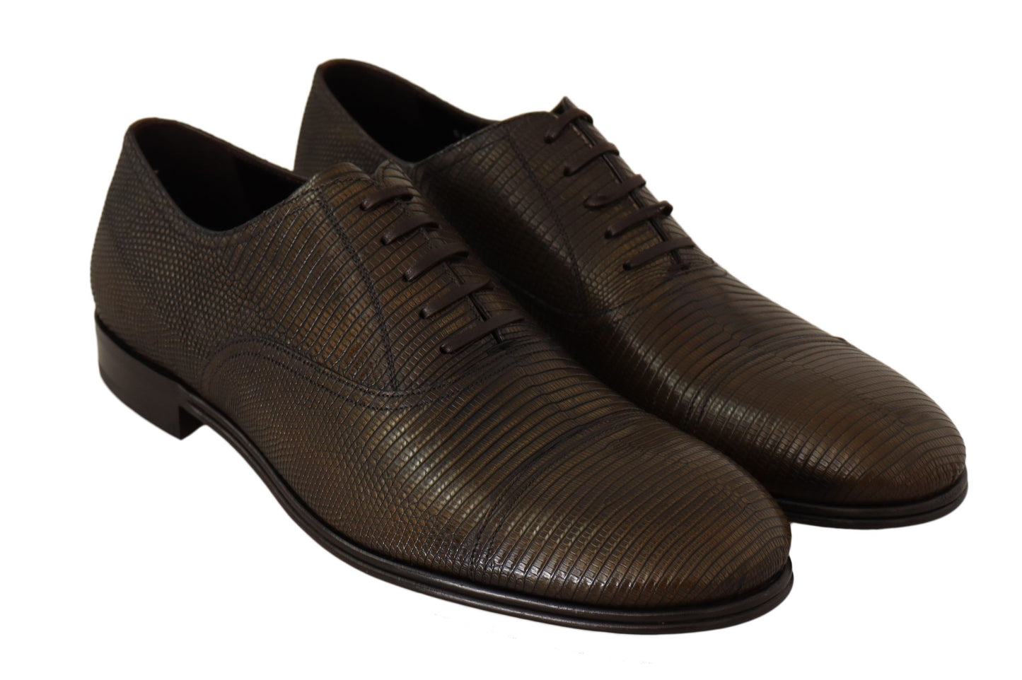 Elegant Shiny Leather Oxford Shoes