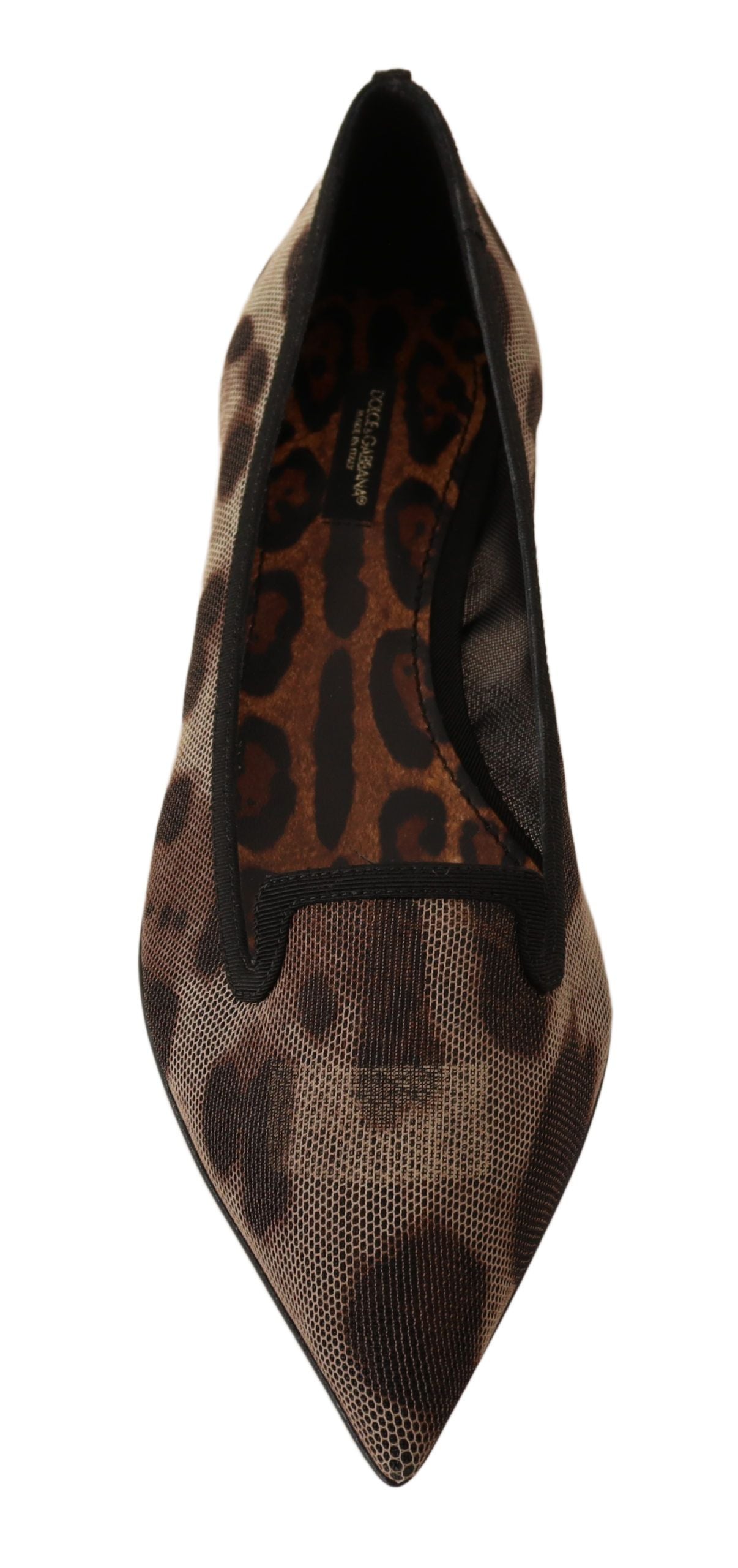 Elegant Leopard Print Flat Loafers