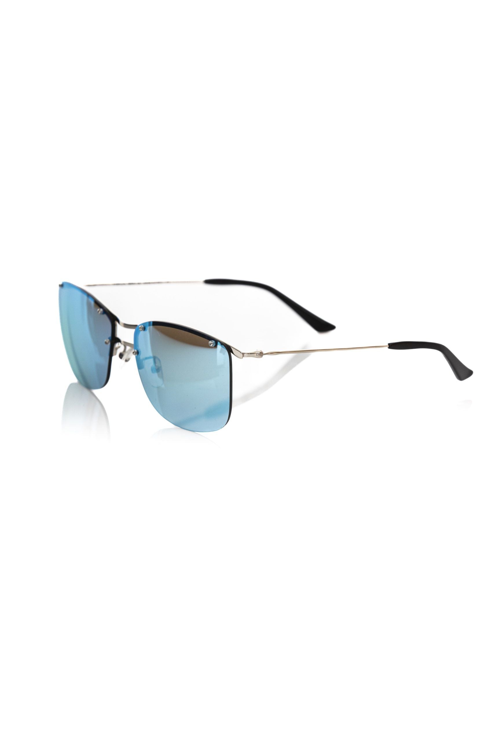 Silver Metallic Men's Sunglass