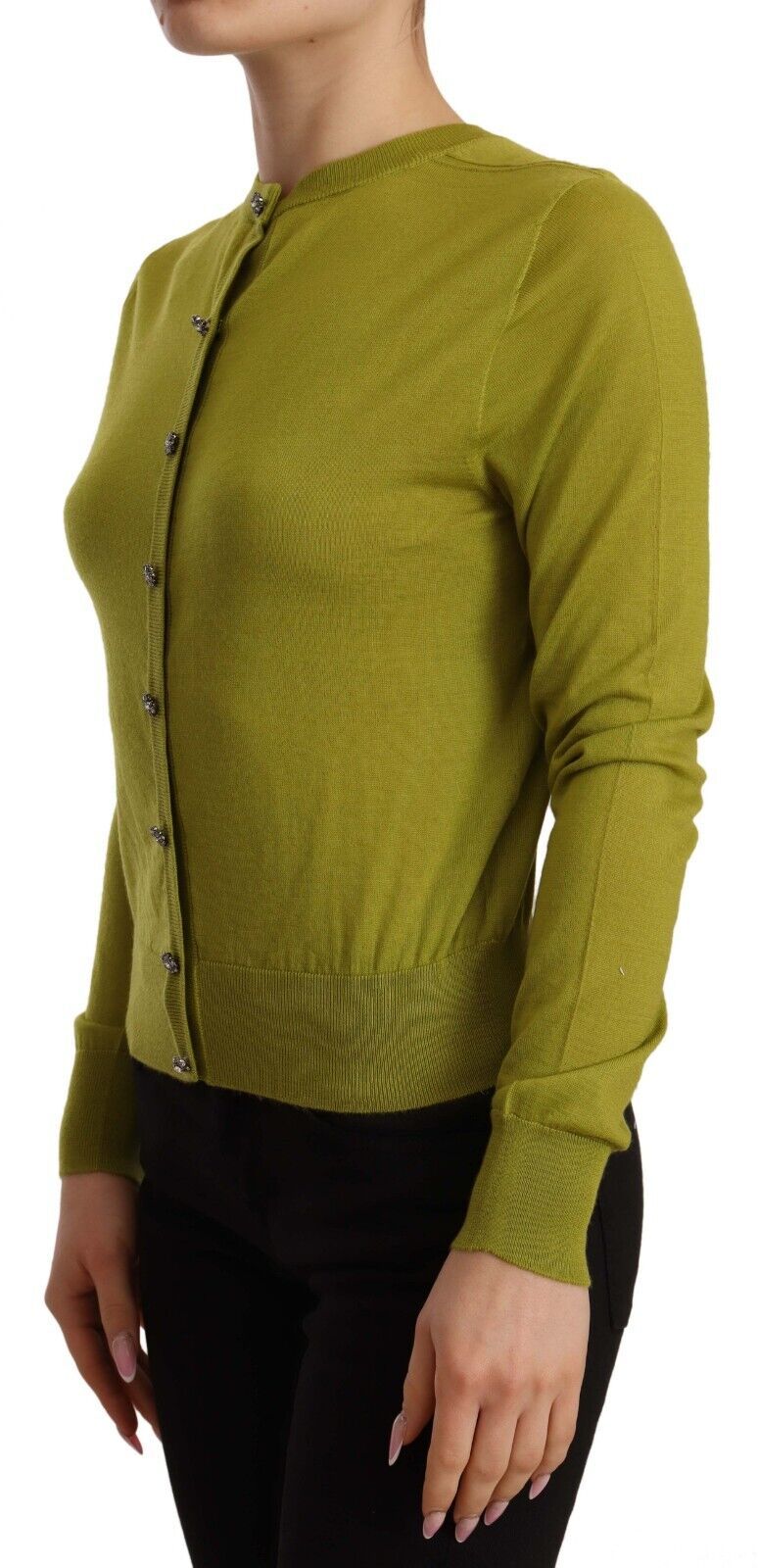 Apple Green Cashmere Cardigan - Luxe Comfort