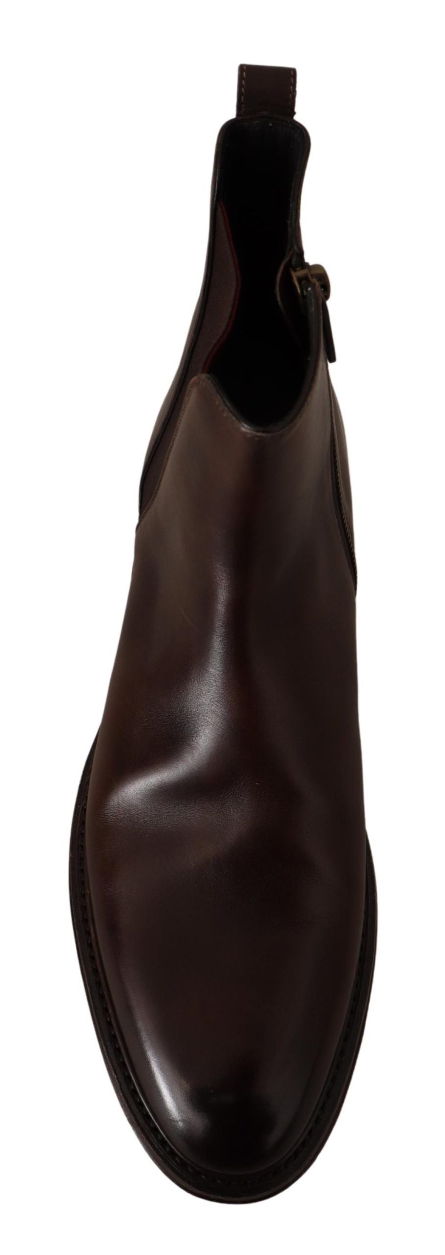 Elegant Brown Chelsea Formal Boots