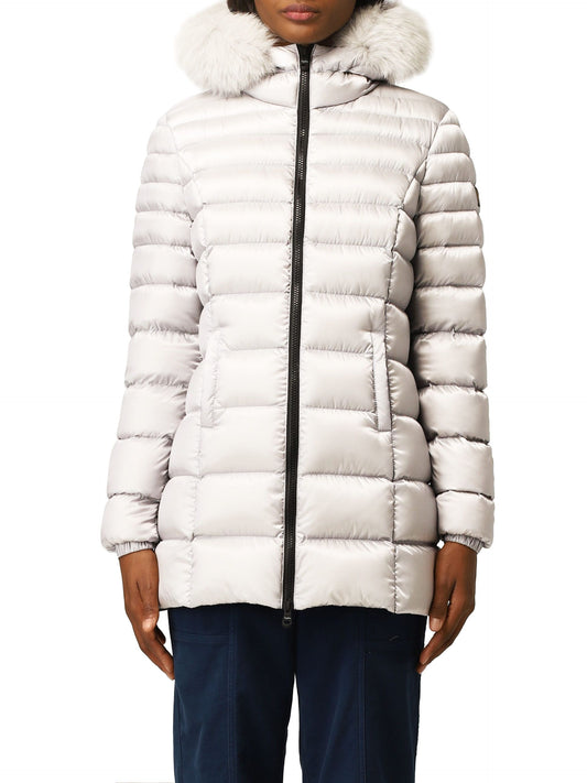 White Polyamide Women Jacket