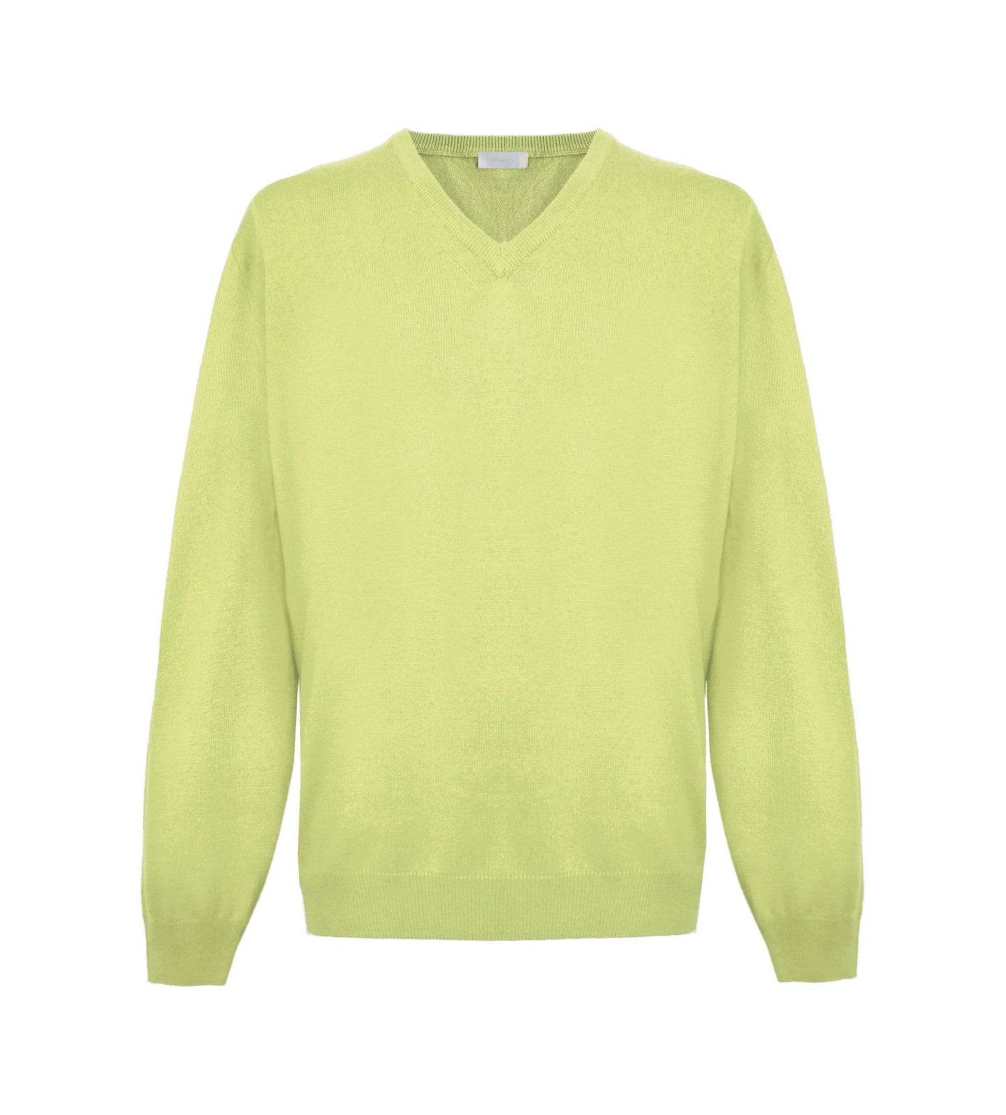 Yellow Cashmere Men Sweater