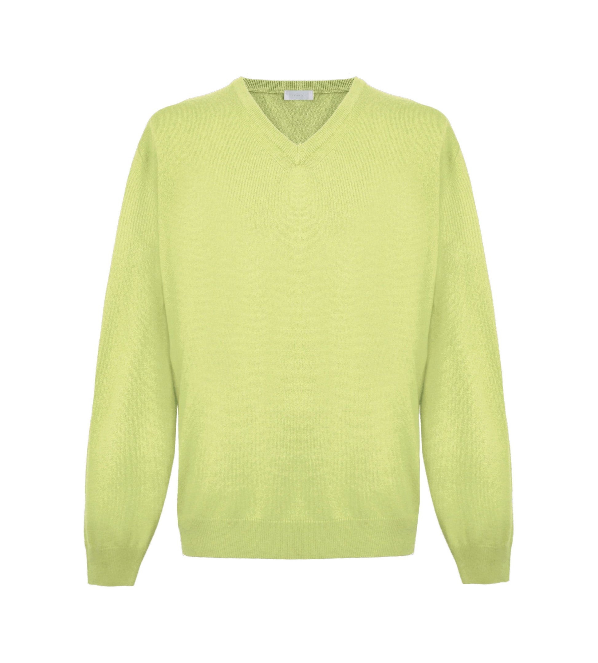 Yellow Cashmere Men Sweater