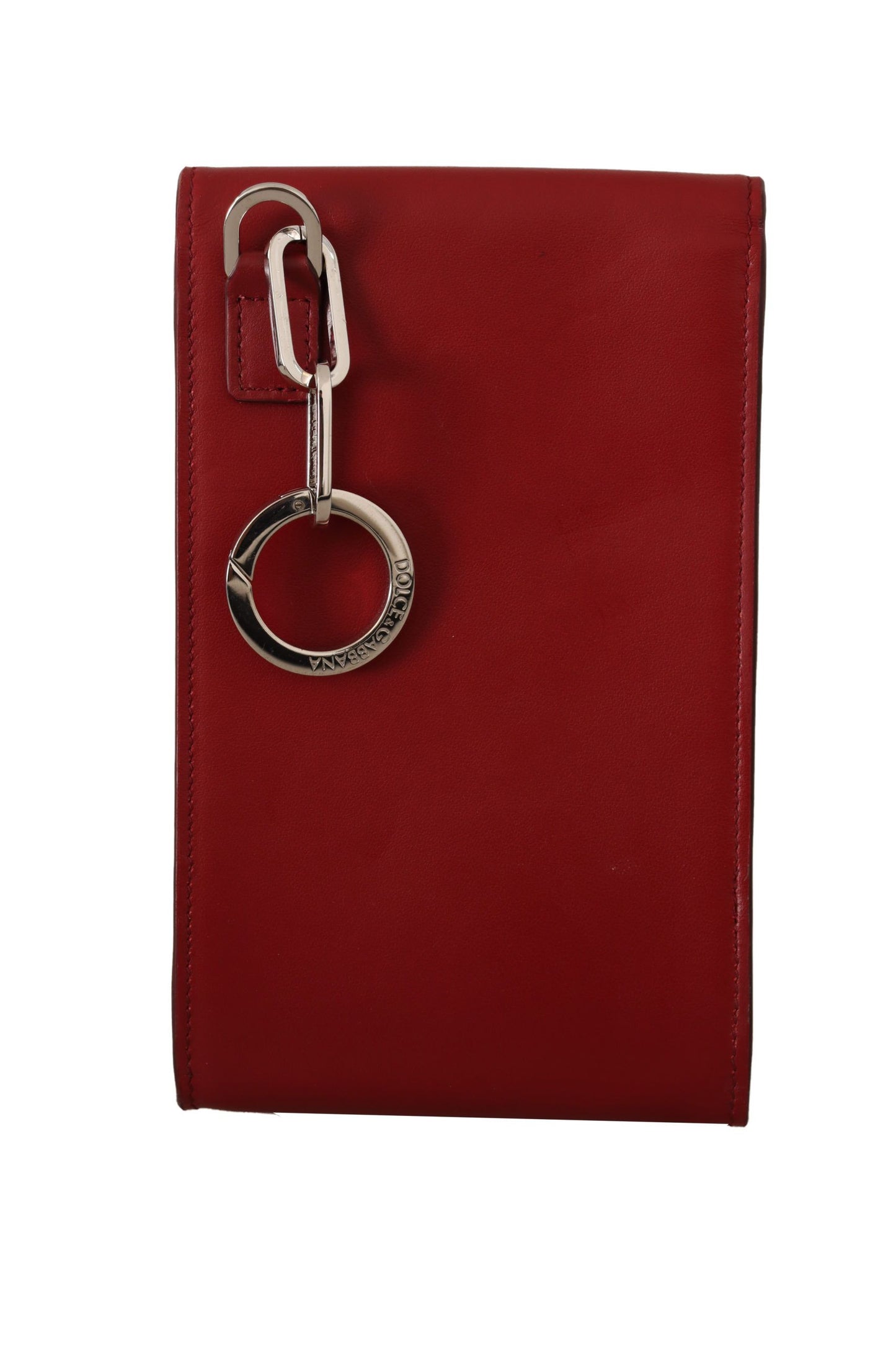 Red Leather Universal Phone Pocket Case