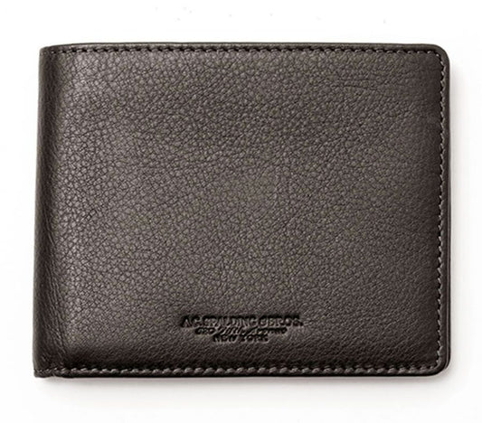 Brown Calfskin Men Wallet