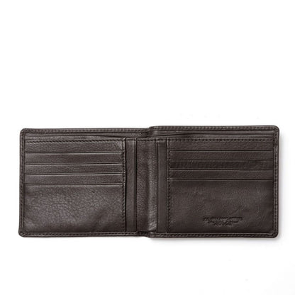 Brown Calfskin Men Wallet