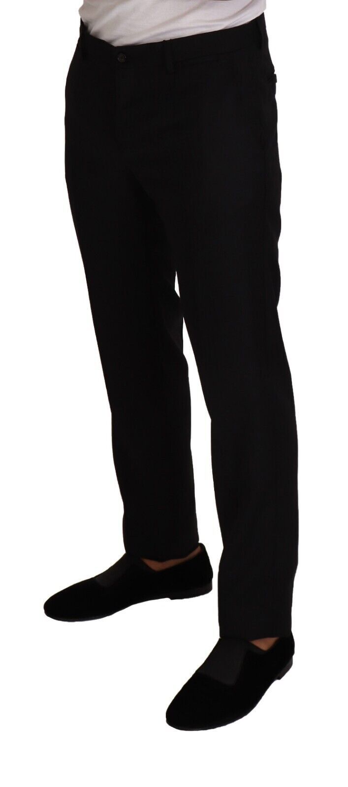 Elegant Slim-Fit Tuxedo Trousers