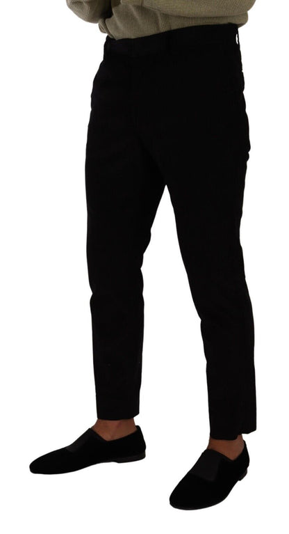 Elegant Slim Fit Corduroy Skinny Pants