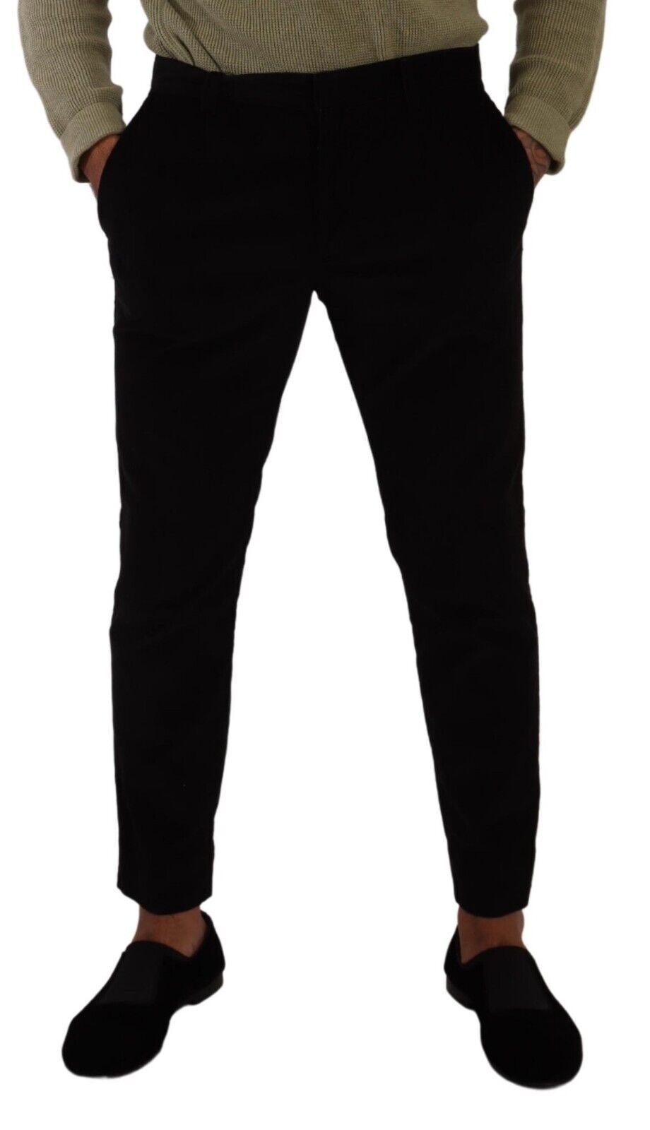 Elegant Slim Fit Corduroy Skinny Pants