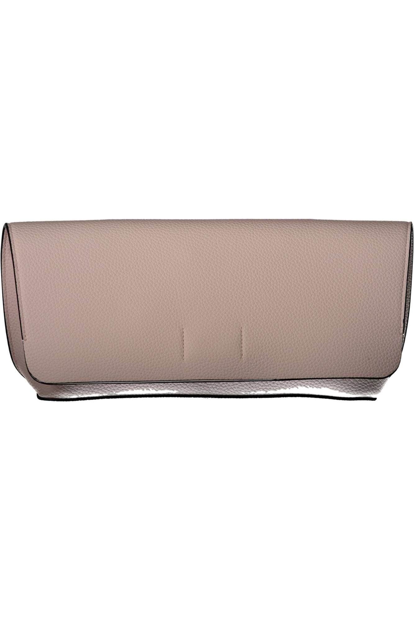 Pink Polyethylene Women Clutch