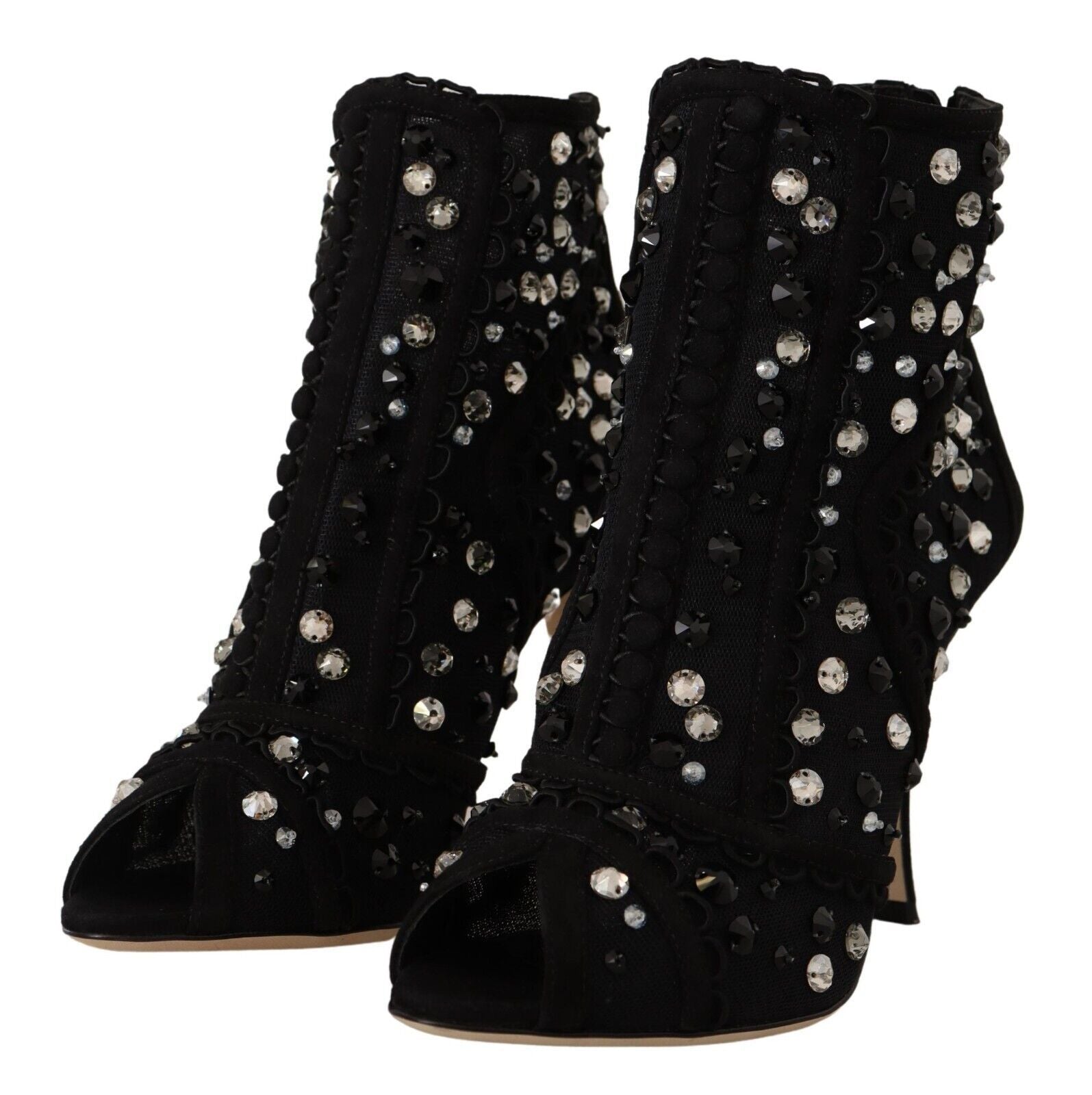 Embellished Crystal Short Boots