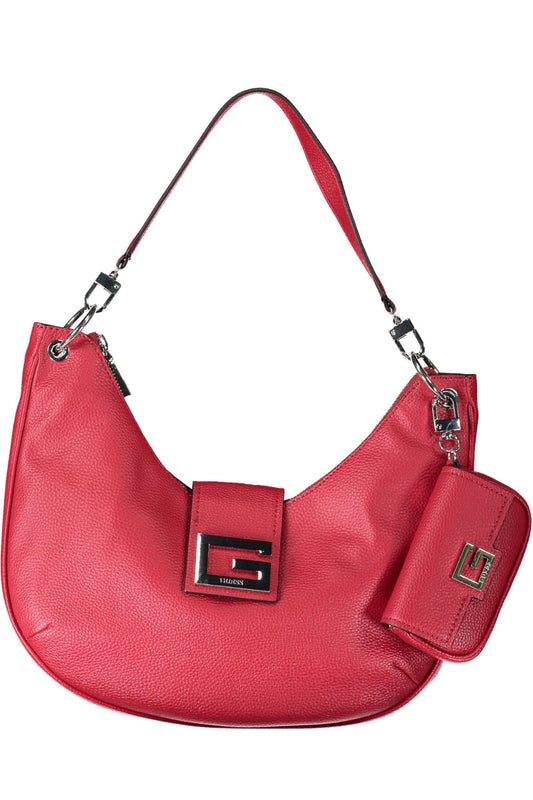 Red Polyethylene Women Handbag