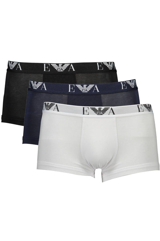 Blue Cotton Men Boxer Short