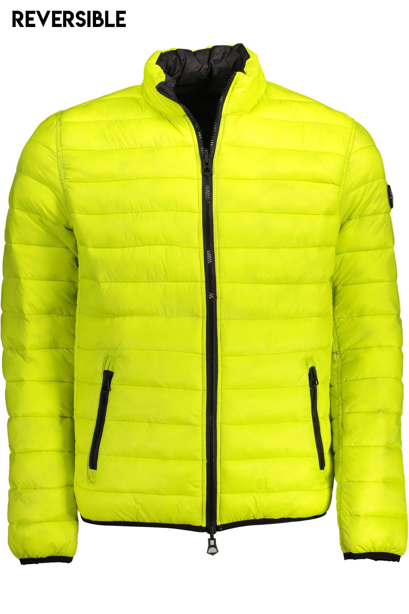 Yellow Nylon Mens Jacket