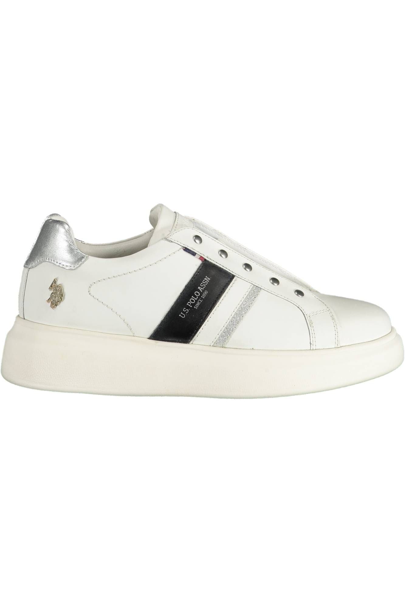 White Leather Women Sneaker