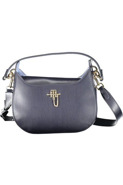 Blue Polyethylene Women Handbag