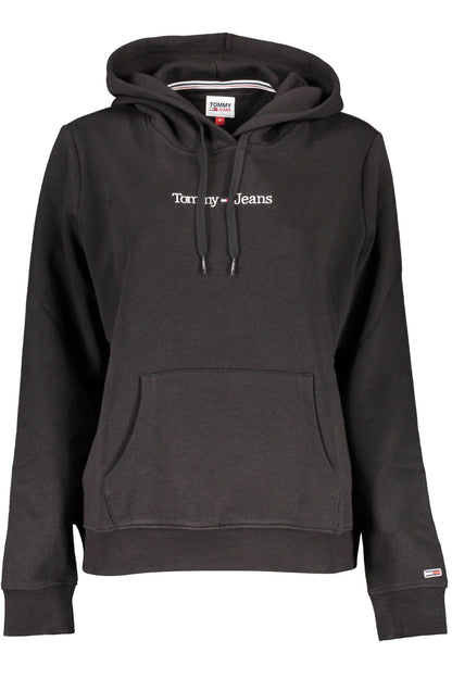 Chic Hooded Sweatshirt with Embroidered Logo