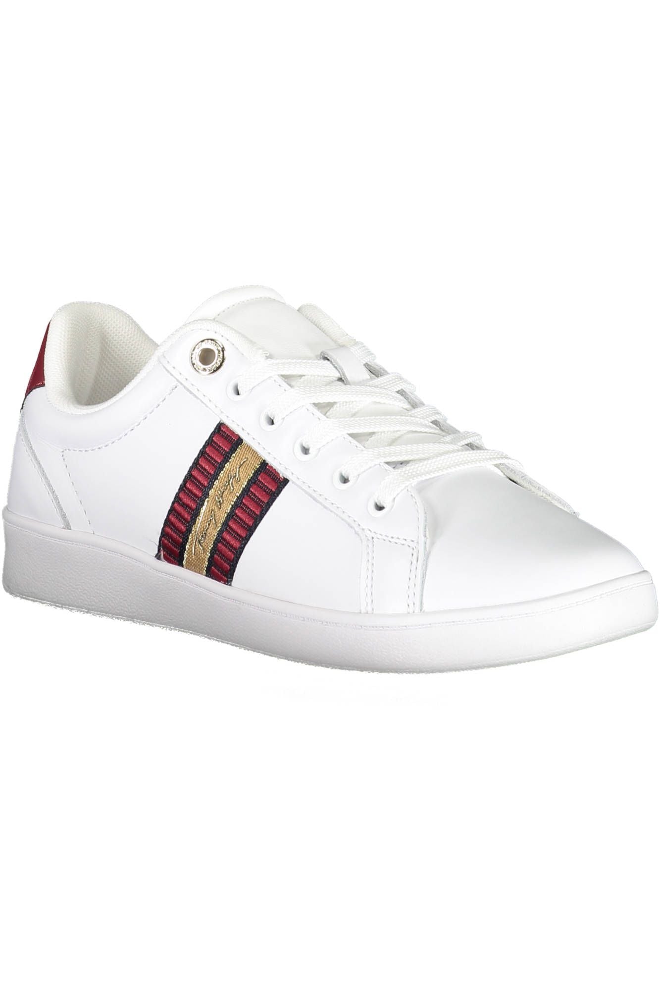 White Leather Women Sneaker