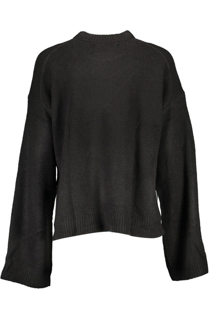 Black Acrylic Women Sweater