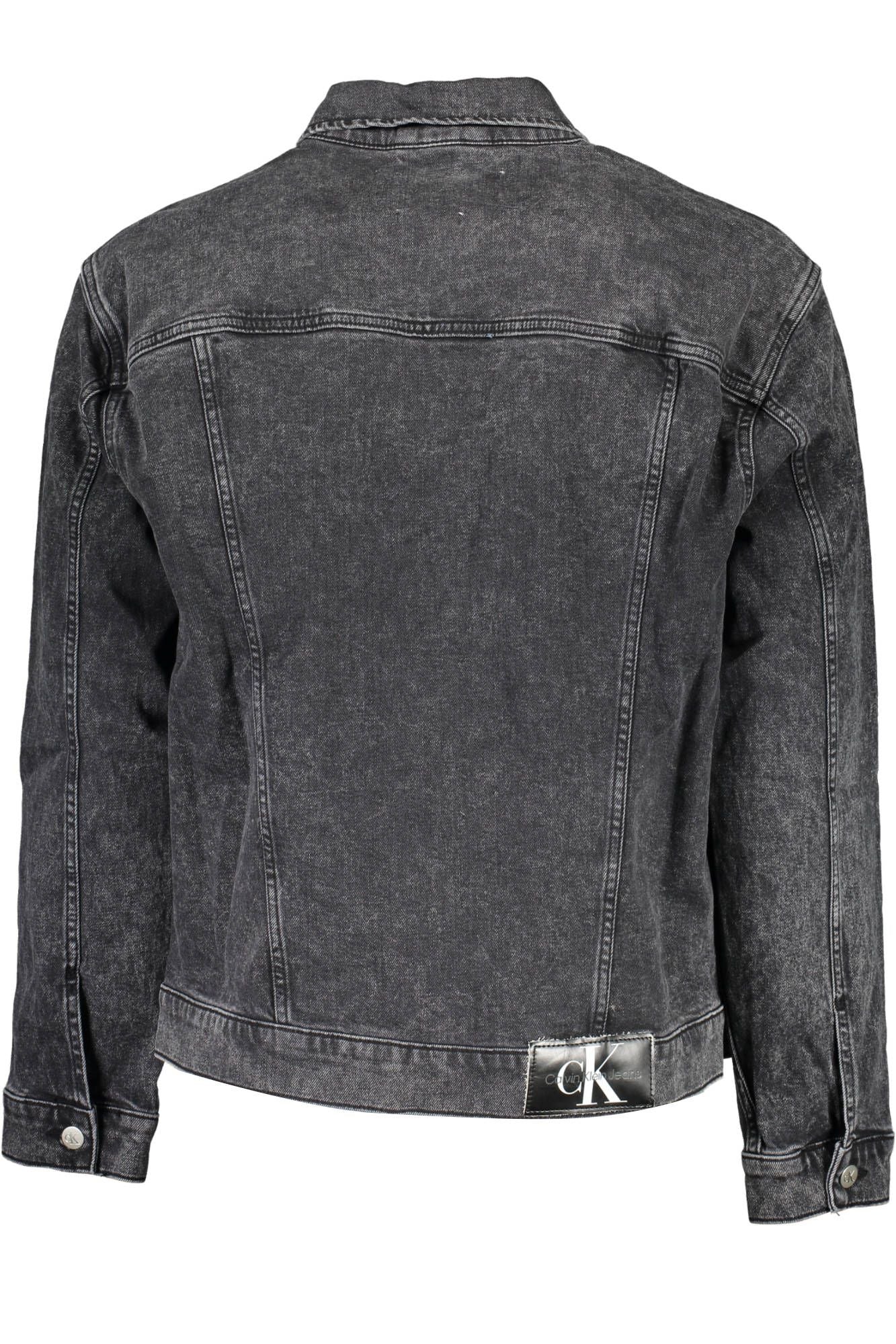 Black Cotton Men Jacket