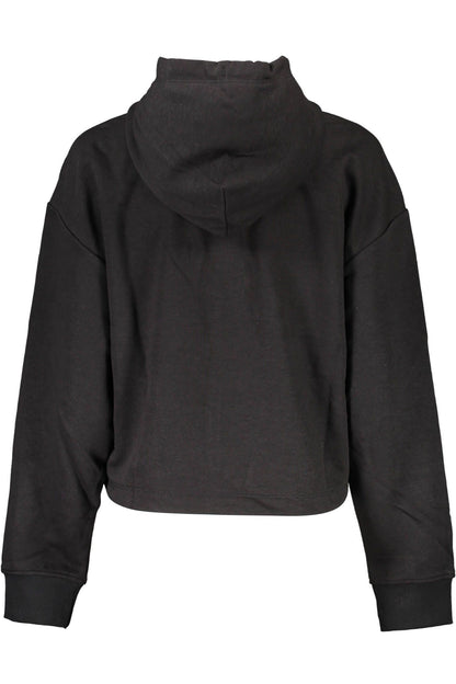 Black Cotton Women Sweater