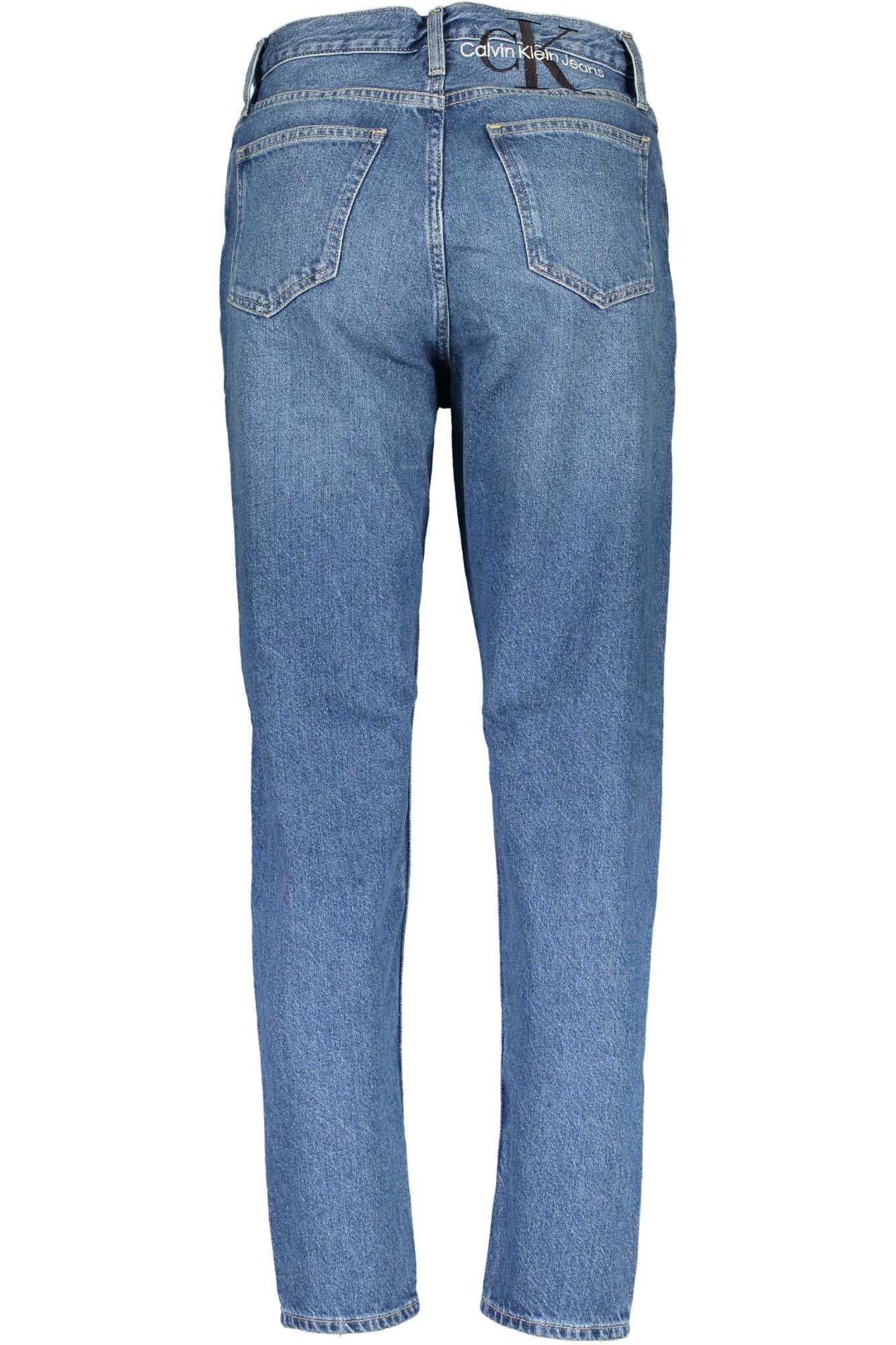 Blue Cotton Women Jeans