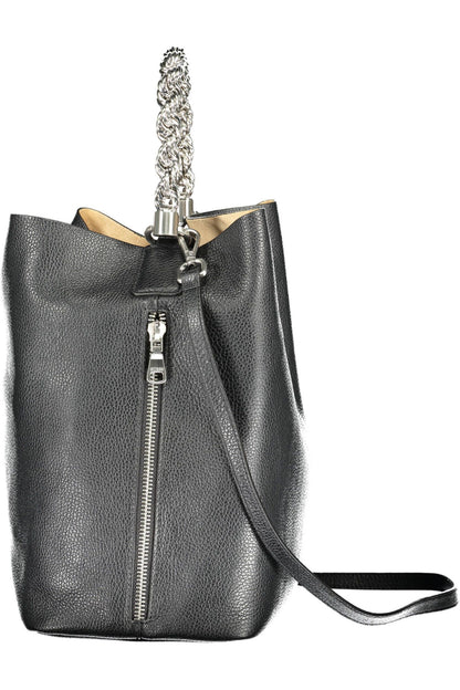 Black Leather Women Handbag