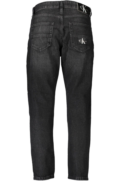 Black Cotton Men Jeans