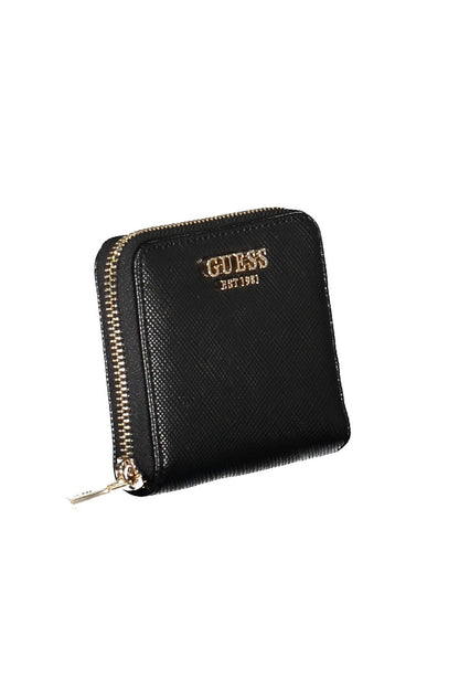 Black Polyethylene Women Wallet