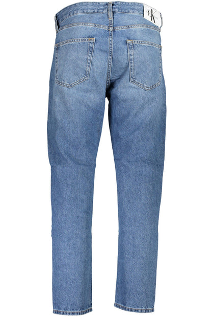 Blue Cotton Men Jeans