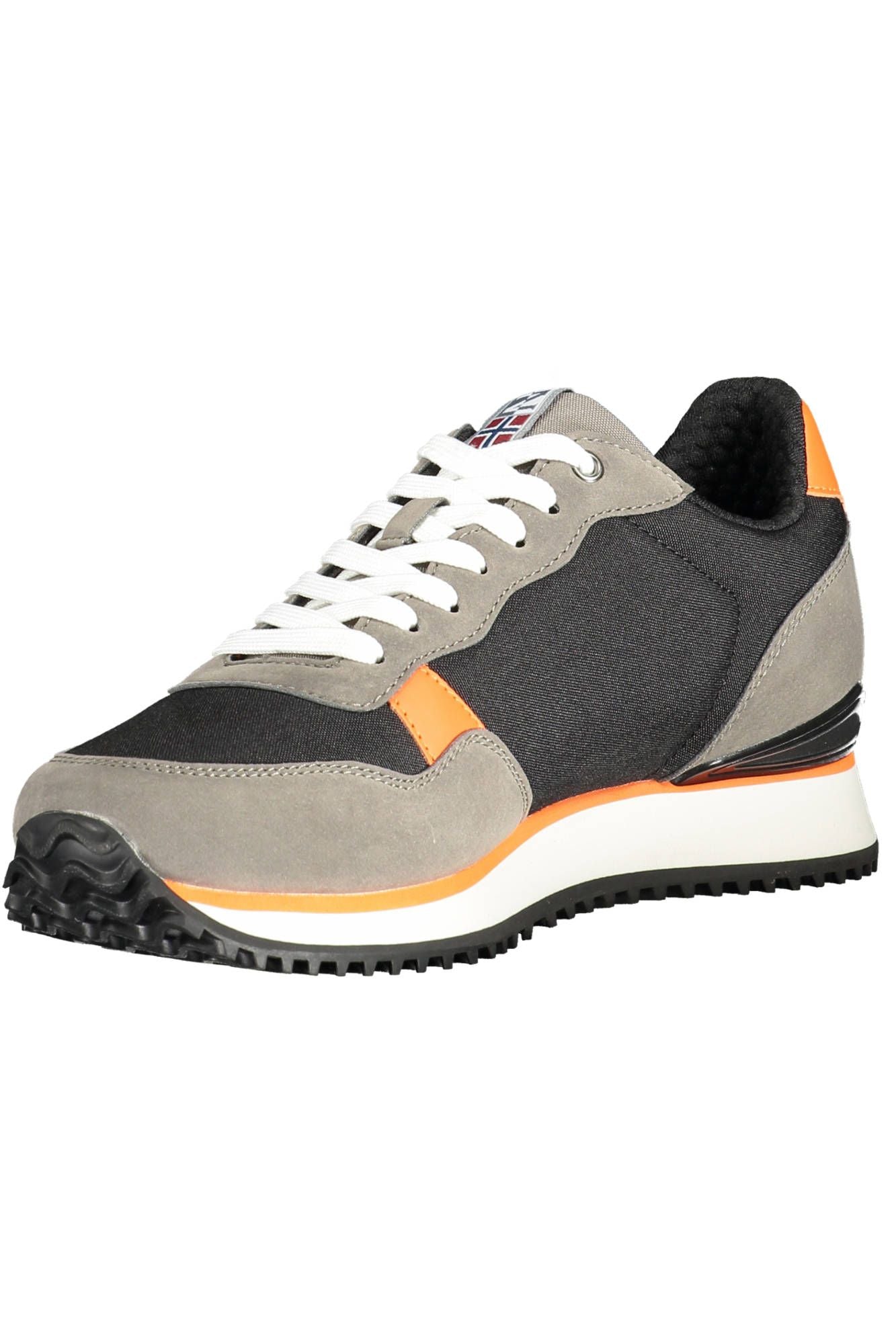 Gray Polyester Men Sneaker