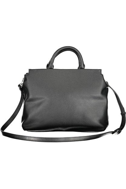 "Black Polyethylene Women Handbag"