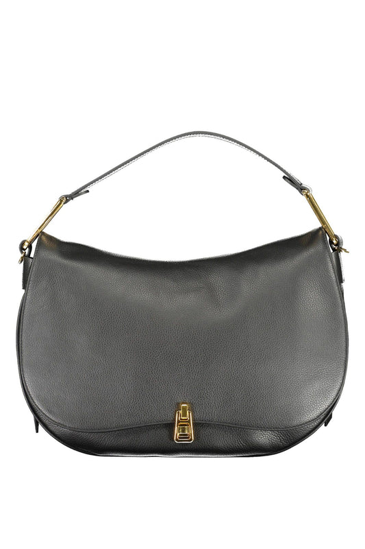 Chic Black Leather Shoulder Bag