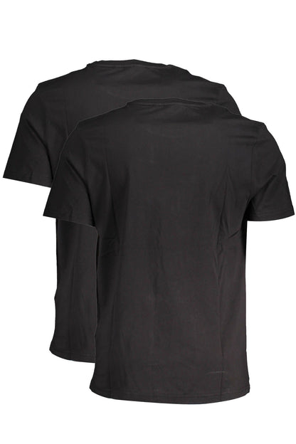 Black Cotton Men TShirt