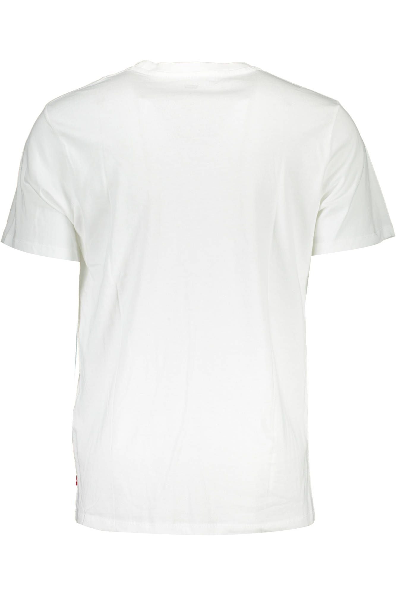 Crisp White Crew Neck Logo Tee